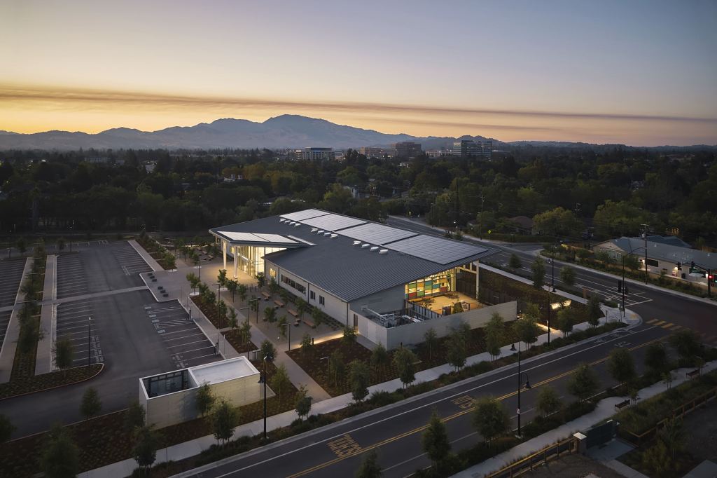 The public library of Pleasant Hill, California