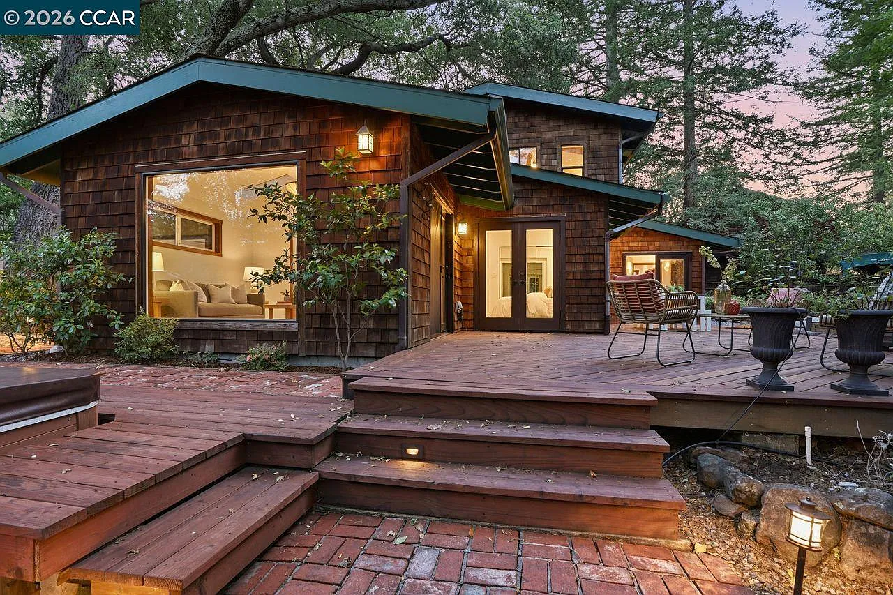 Exterior view of 3244 Camino Diablo in Lafayette, CA.